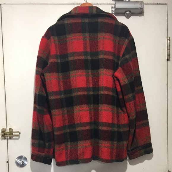 VINTAGE WOOL PLAID SHIRT JACKETS SIZE M - Picture 5 of 6